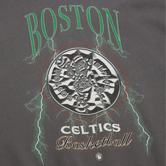 Boston Celtics Women's Hardwood Classics Lightweight Pullover Sweatshirt Charcoal