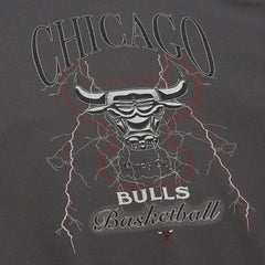 Chicago Bulls Women's Hardwood Classics Lightweight Pullover Sweatshirt Charcoal