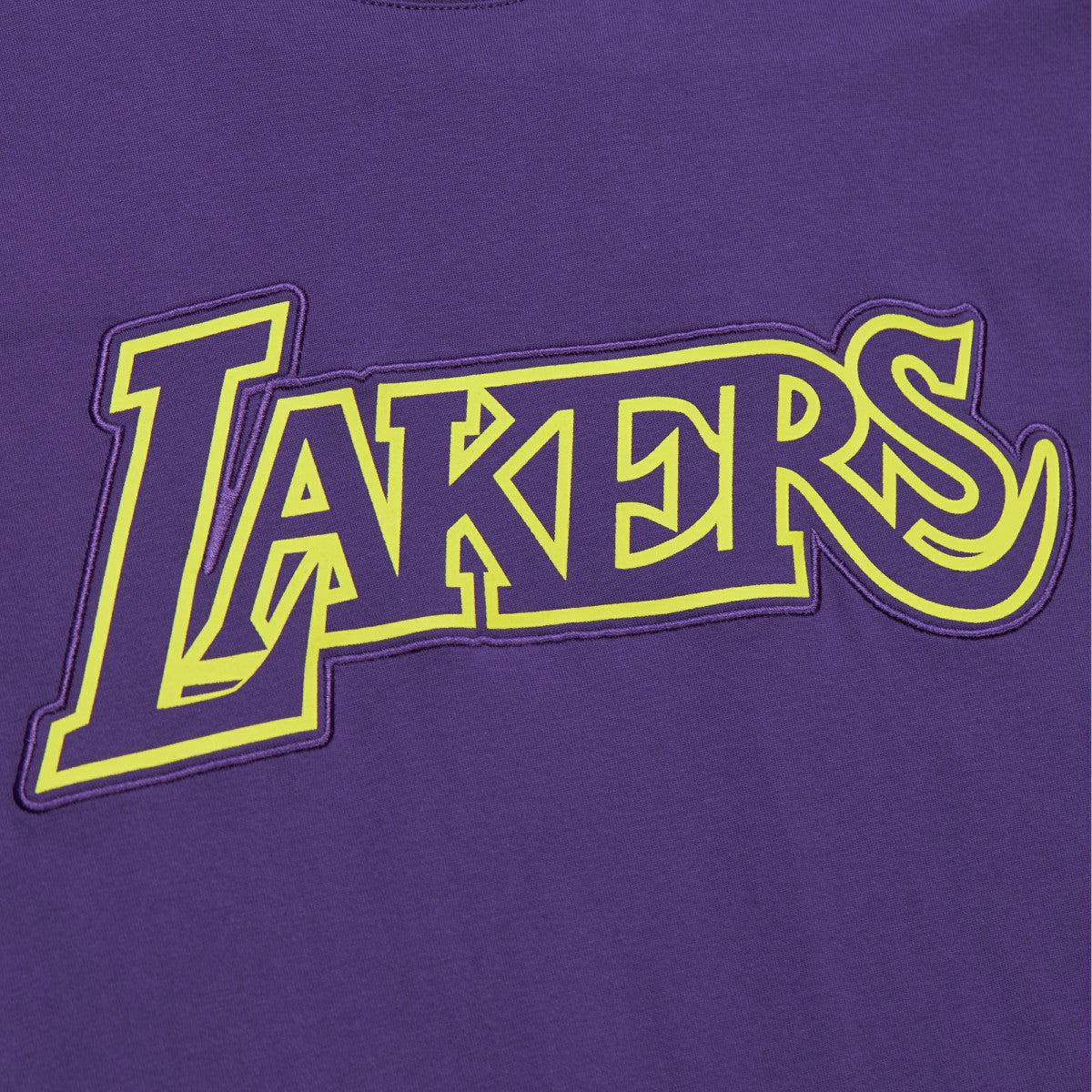 Los Angeles Lakers Hardwood Classics Neon Nights Premium T-Shirt Purple