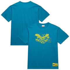 Charlotte Hornets Hardwood Classics Neon Nights Premium T-Shirt Teal