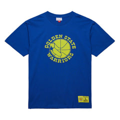 Golden State Warriors Hardwood Classics Neon Nights Premium T-Shirt Royal