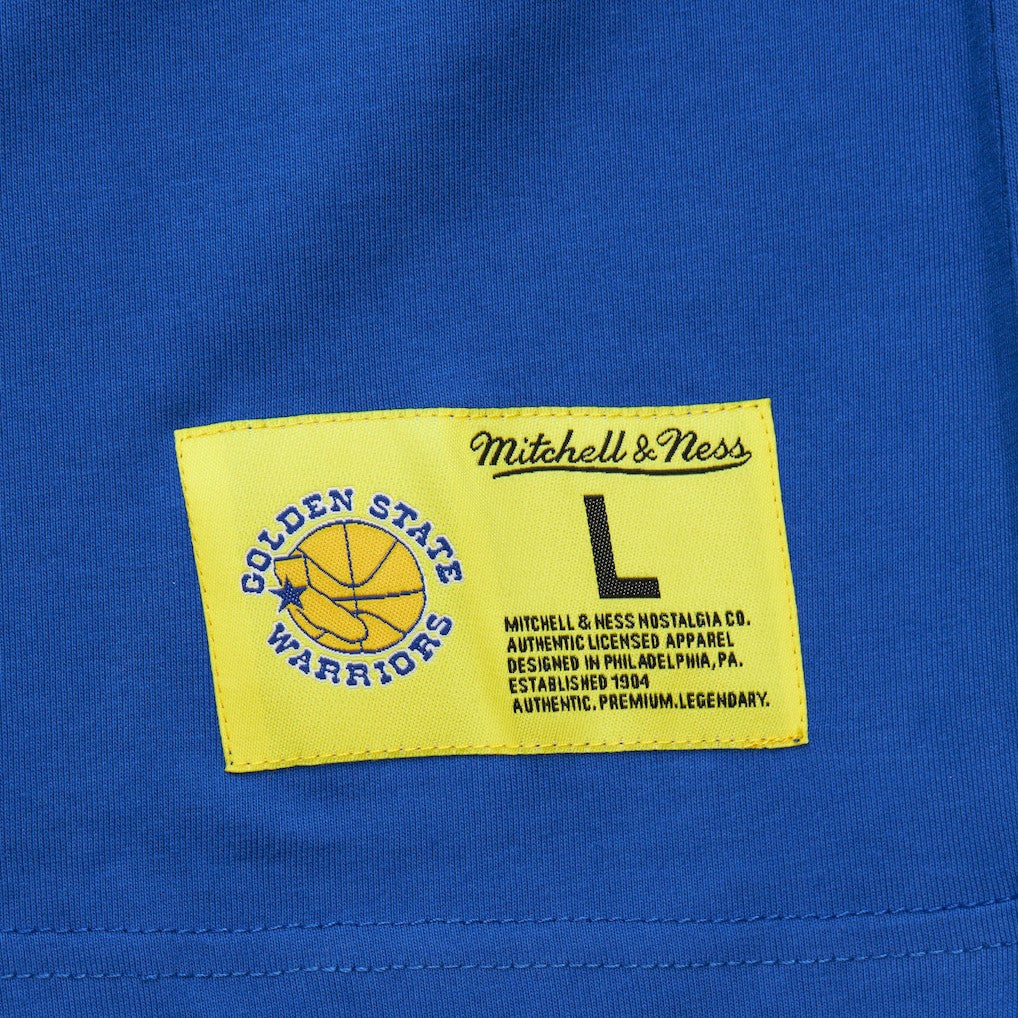 Golden State Warriors Hardwood Classics Neon Nights Premium T-Shirt Royal