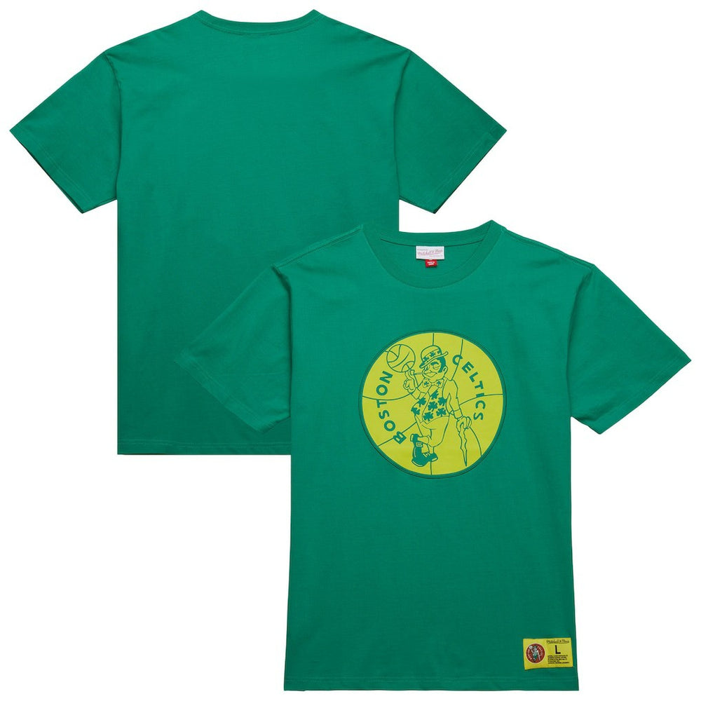 Boston Celtics Hardwood Classics Neon Nights Premium T-Shirt Kelly Green