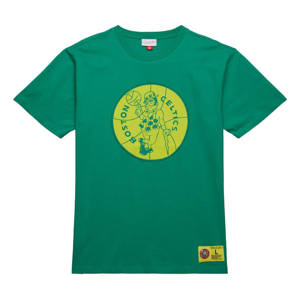 Boston Celtics Hardwood Classics Neon Nights Premium T-Shirt Kelly Green