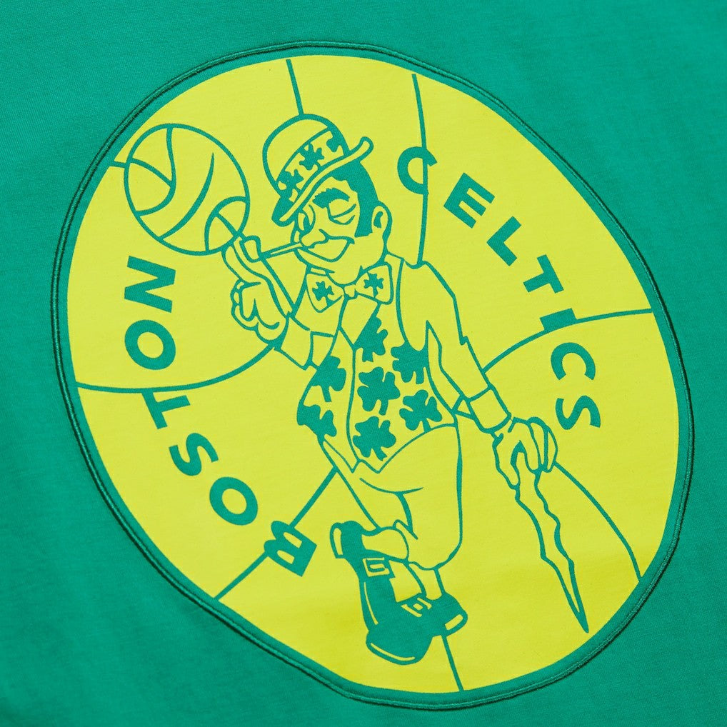 Boston Celtics Hardwood Classics Neon Nights Premium T-Shirt Kelly Green