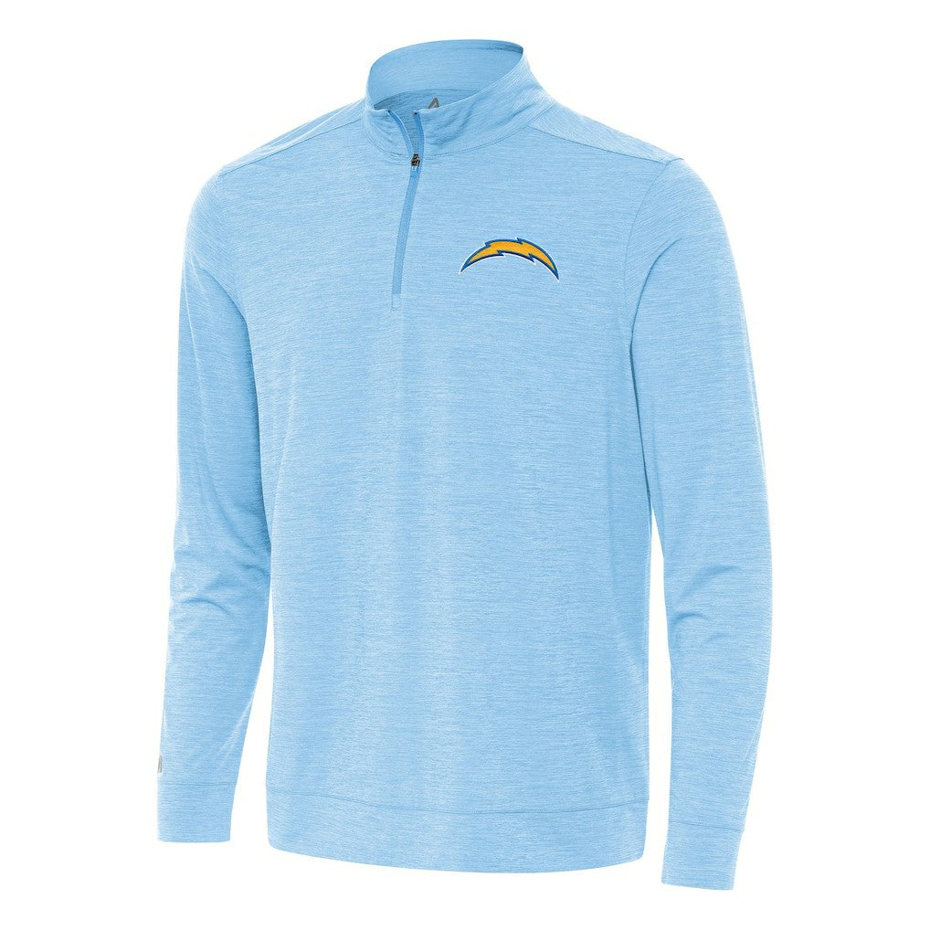 Los Angeles Chargers Antigua Bright Quarter-Zip Top Powder Blue