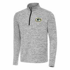 Green Bay Packers Antigua Cause Quarter-Zip Top Charcoal