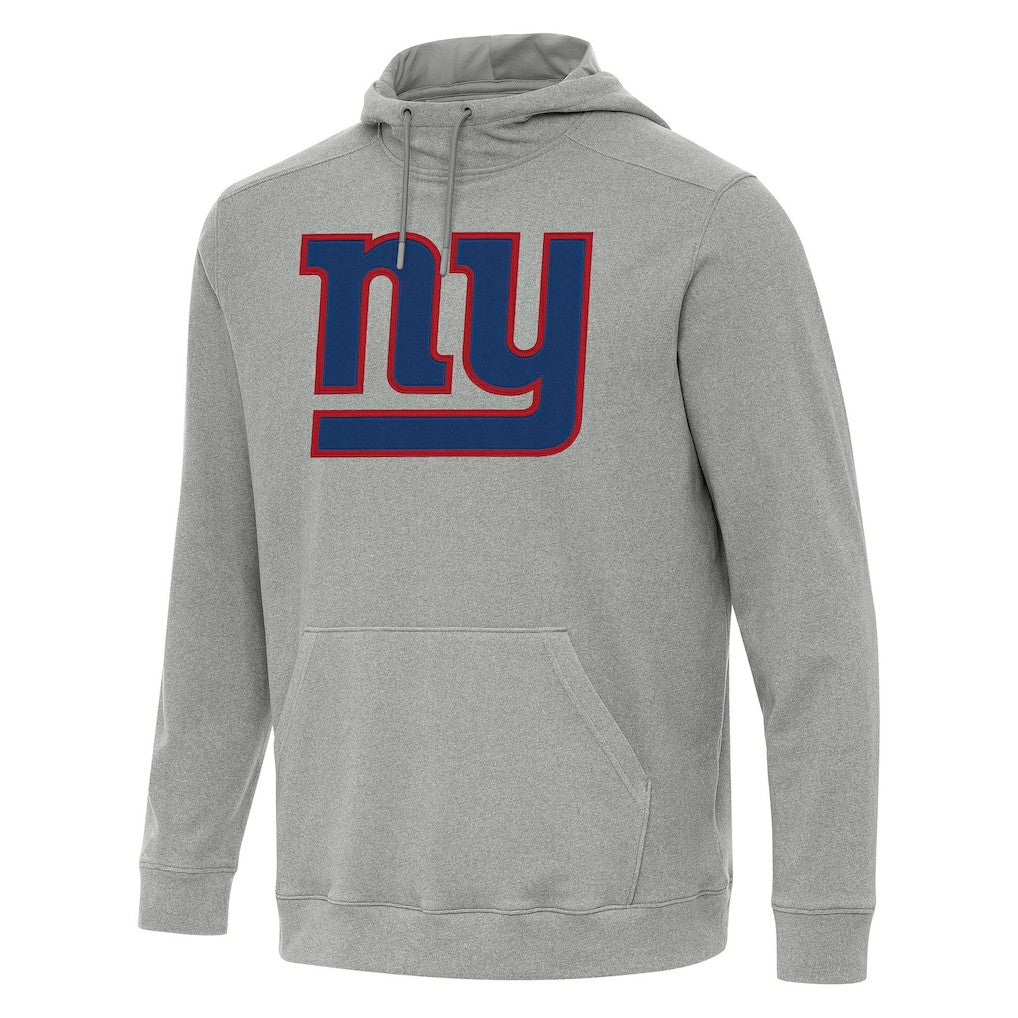 New York Giants Antigua Cloud Pullover Hoodie Heather Gray