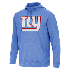 New York Giants Antigua Cloud Pullover Hoodie Heather Royal