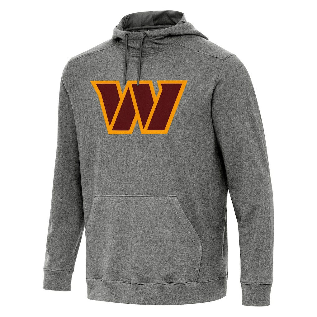 Washington Commanders Antigua Cloud Pullover Hoodie Heather Black