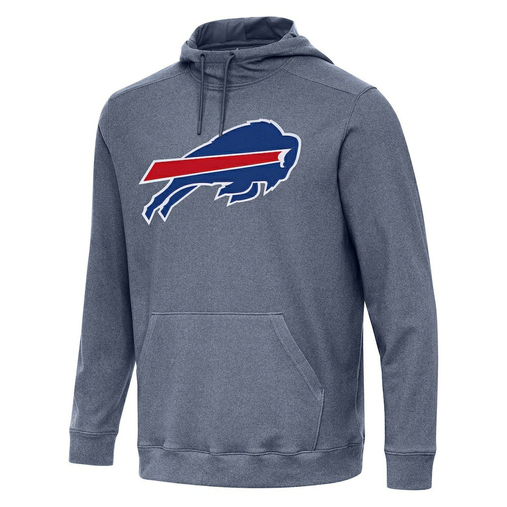 Buffalo Bills Antigua Cloud Pullover Hoodie Heather Navy