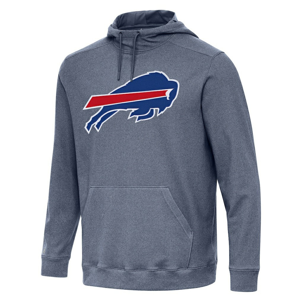Buffalo Bills Antigua Cloud Pullover Hoodie Heather Navy