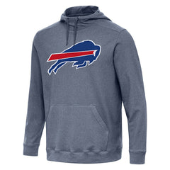 Buffalo Bills Antigua Cloud Pullover Hoodie Heather Navy