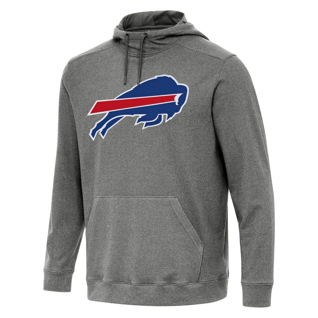Buffalo Bills Antigua Cloud Pullover Hoodie Heather Black