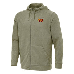Washington Commanders Antigua Effortless Full-Zip Hoodie Olive