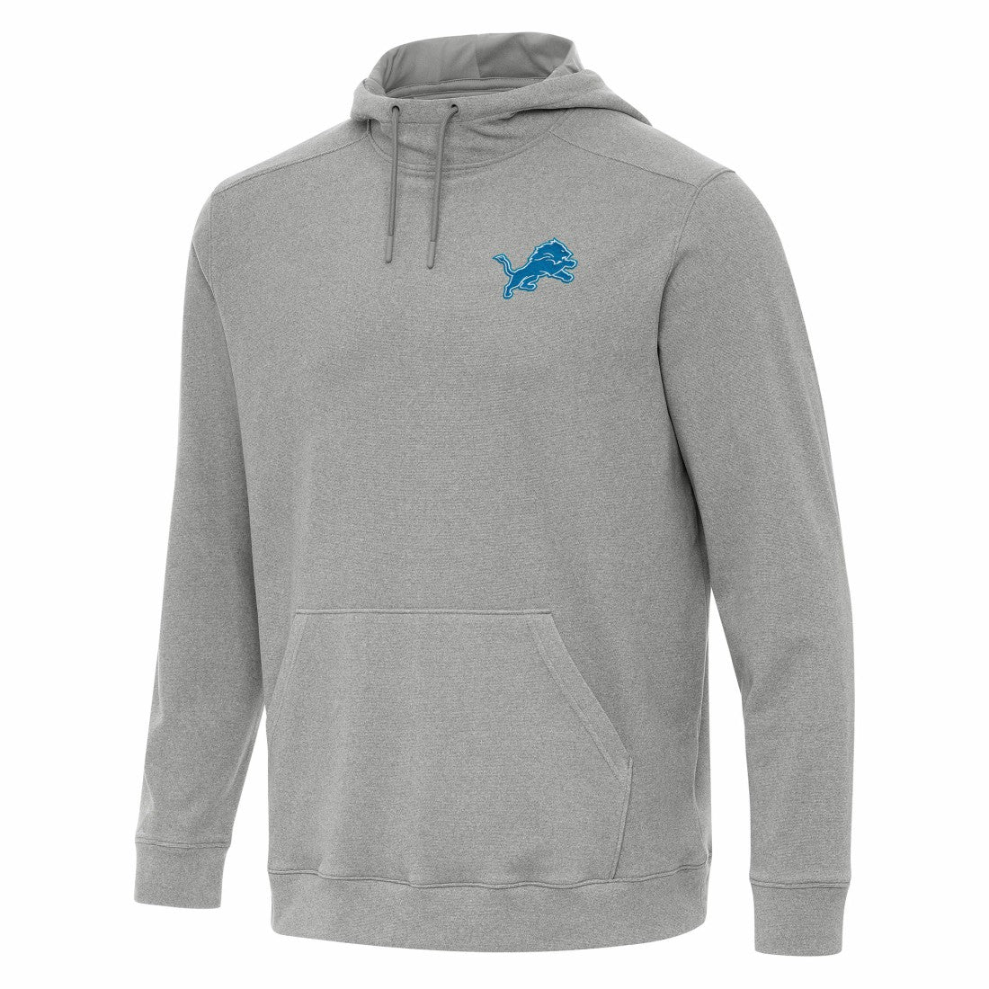 Detroit Lions Antigua Cloud Pullover Hoodie Heather Gray