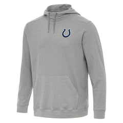 Indianapolis Colts Antigua Cloud Pullover Hoodie Heather Gray