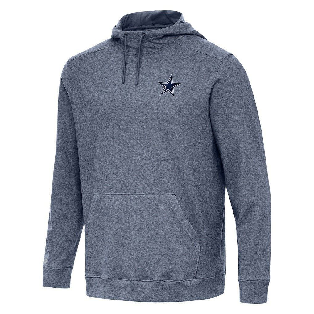 Dallas Cowboys Antigua Cloud Pullover Hoodie Heather Navy