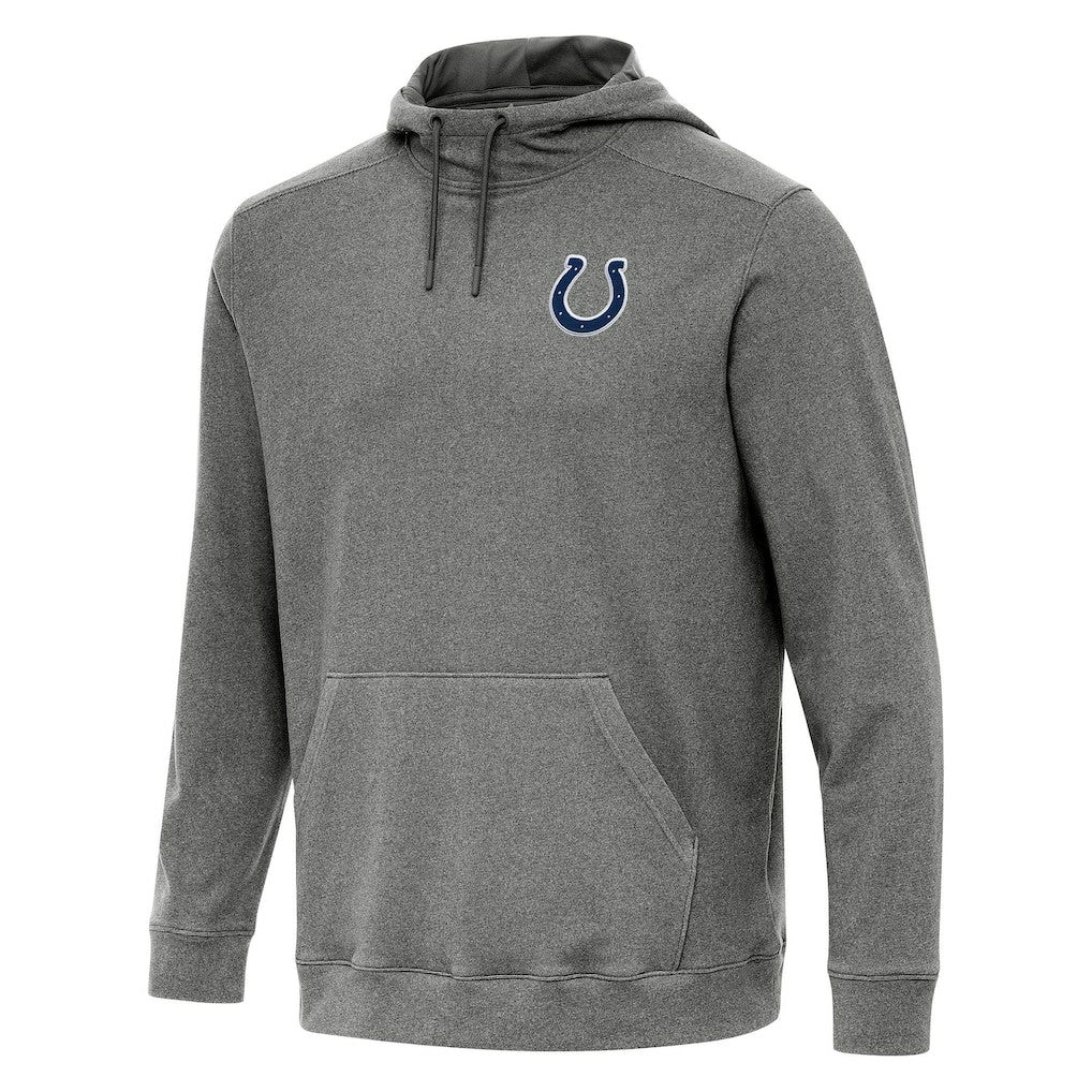 Indianapolis Colts Antigua Cloud Pullover Hoodie Heather Black