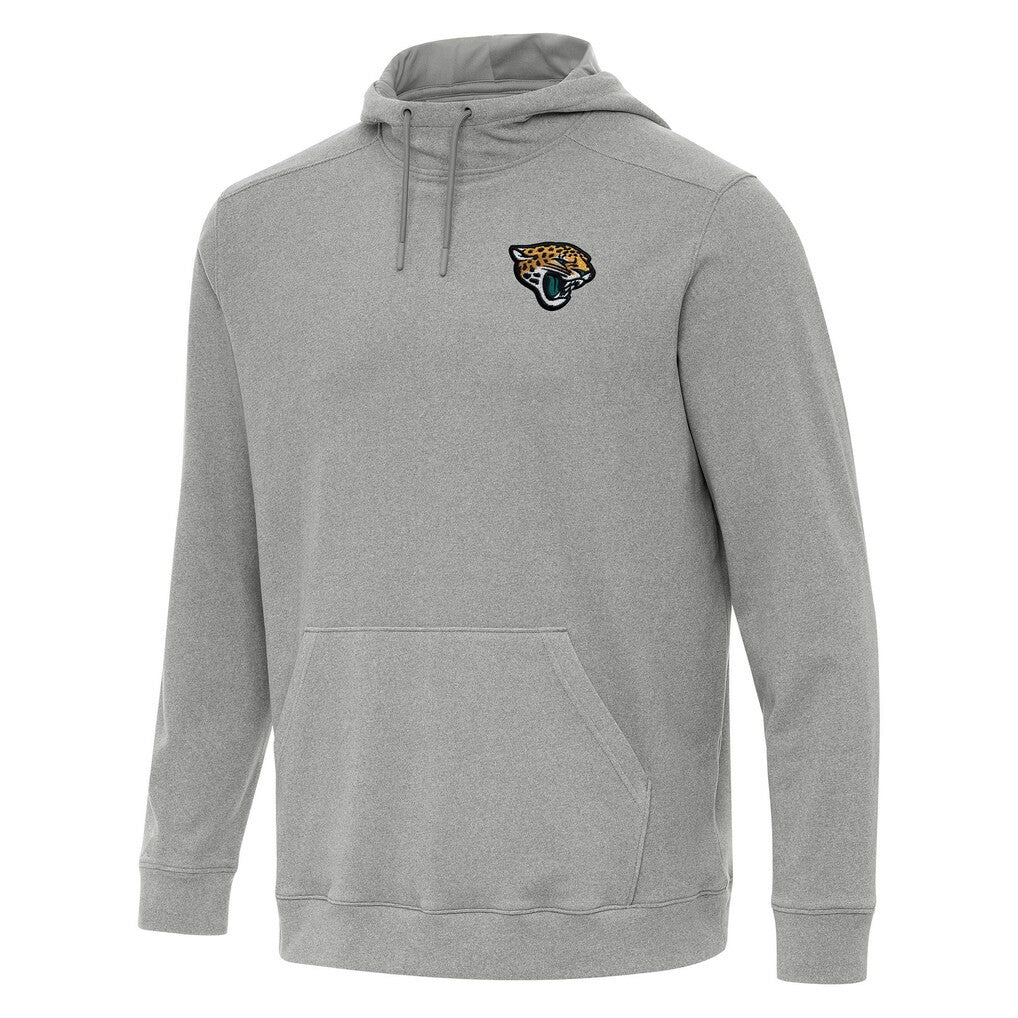 Jacksonville Jaguars Antigua Cloud Pullover Hoodie Heather Gray