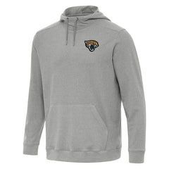 Jacksonville Jaguars Antigua Cloud Pullover Hoodie Heather Gray
