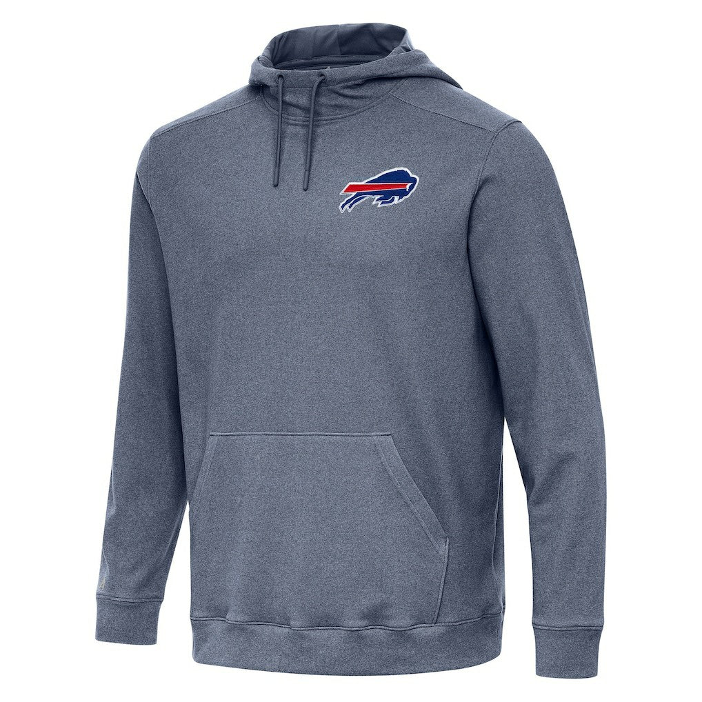 Buffalo Bills Antigua Cloud Pullover Hoodie Heather Navy
