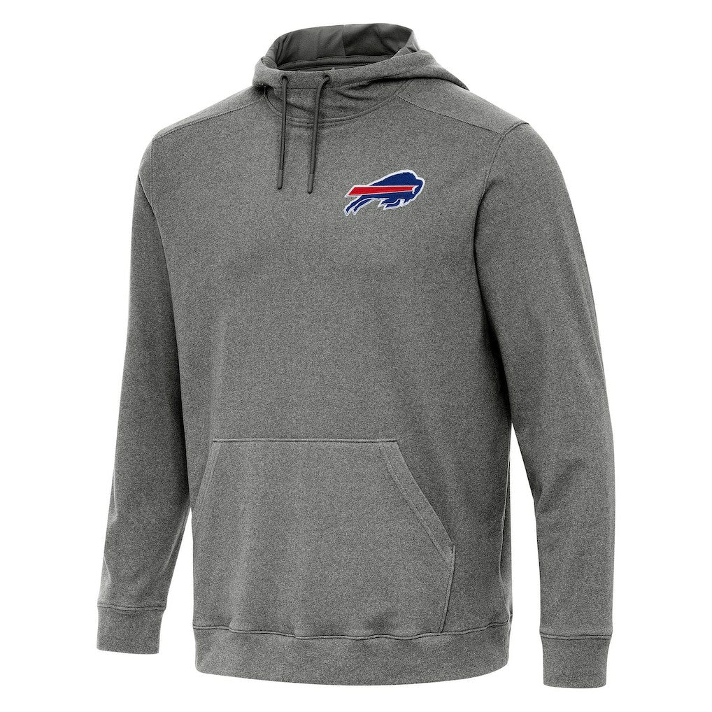 Buffalo Bills Antigua Cloud Pullover Hoodie Heather Black