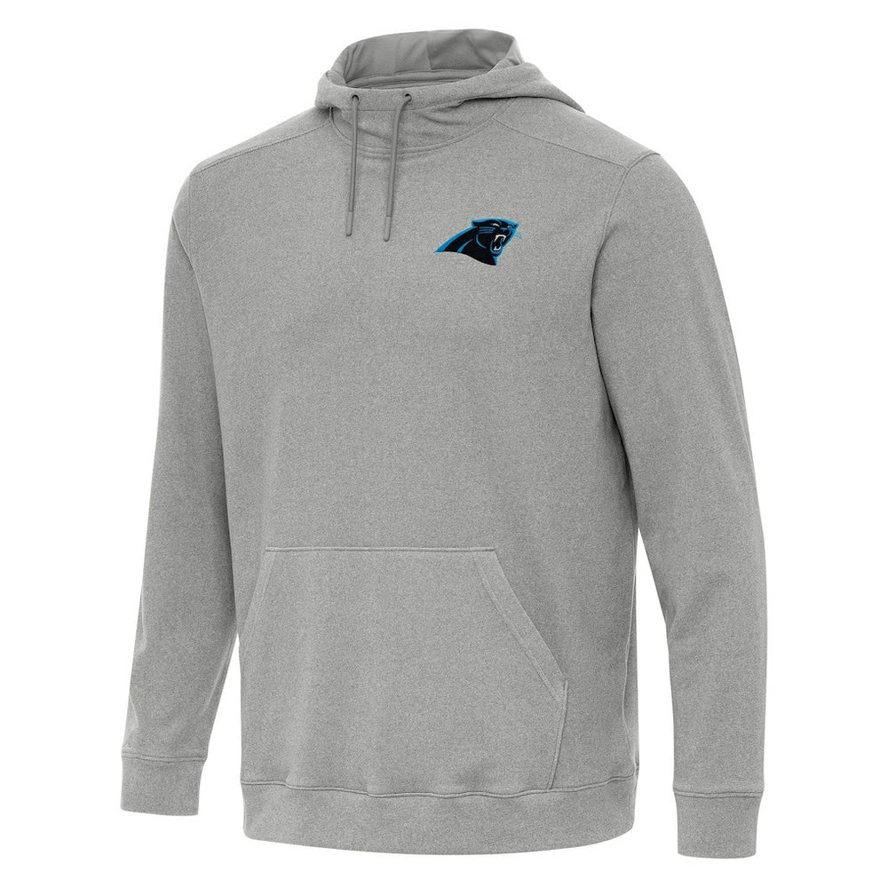 Carolina Panthers Antigua Cloud Pullover Hoodie Heather Gray