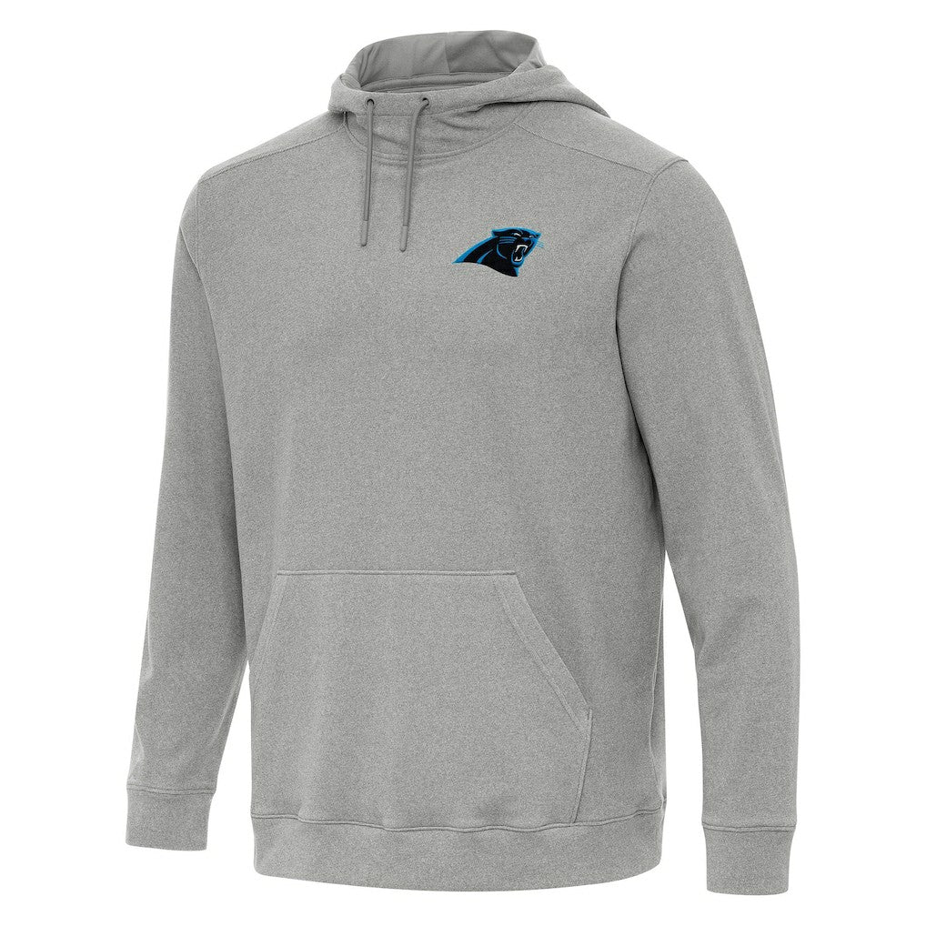 Carolina Panthers Antigua Cloud Pullover Hoodie Heather Gray