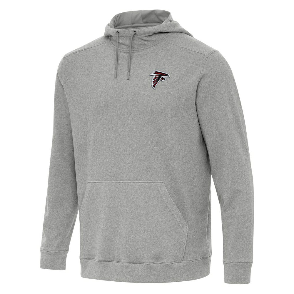 Atlanta Falcons Antigua Cloud Pullover Hoodie Heather Gray