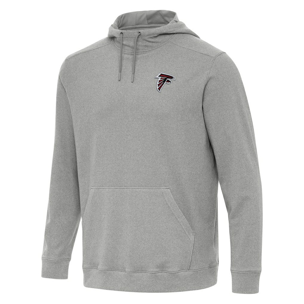 Atlanta Falcons Antigua Cloud Pullover Hoodie Heather Gray