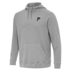 Atlanta Falcons Antigua Cloud Pullover Hoodie Heather Gray