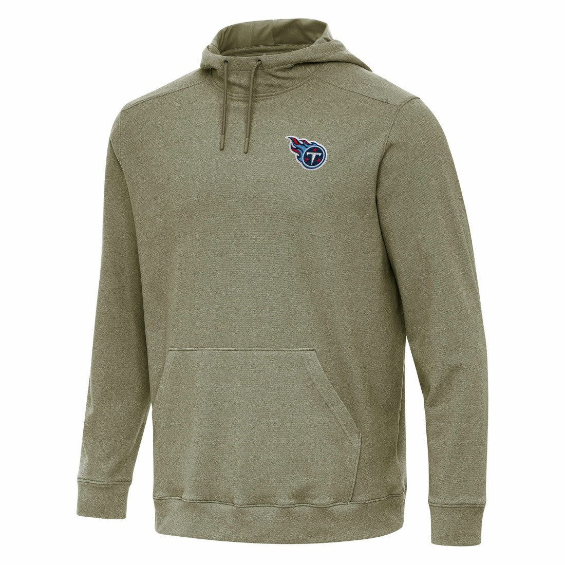 Tennessee Titans Antigua Cloud Pullover Hoodie Olive