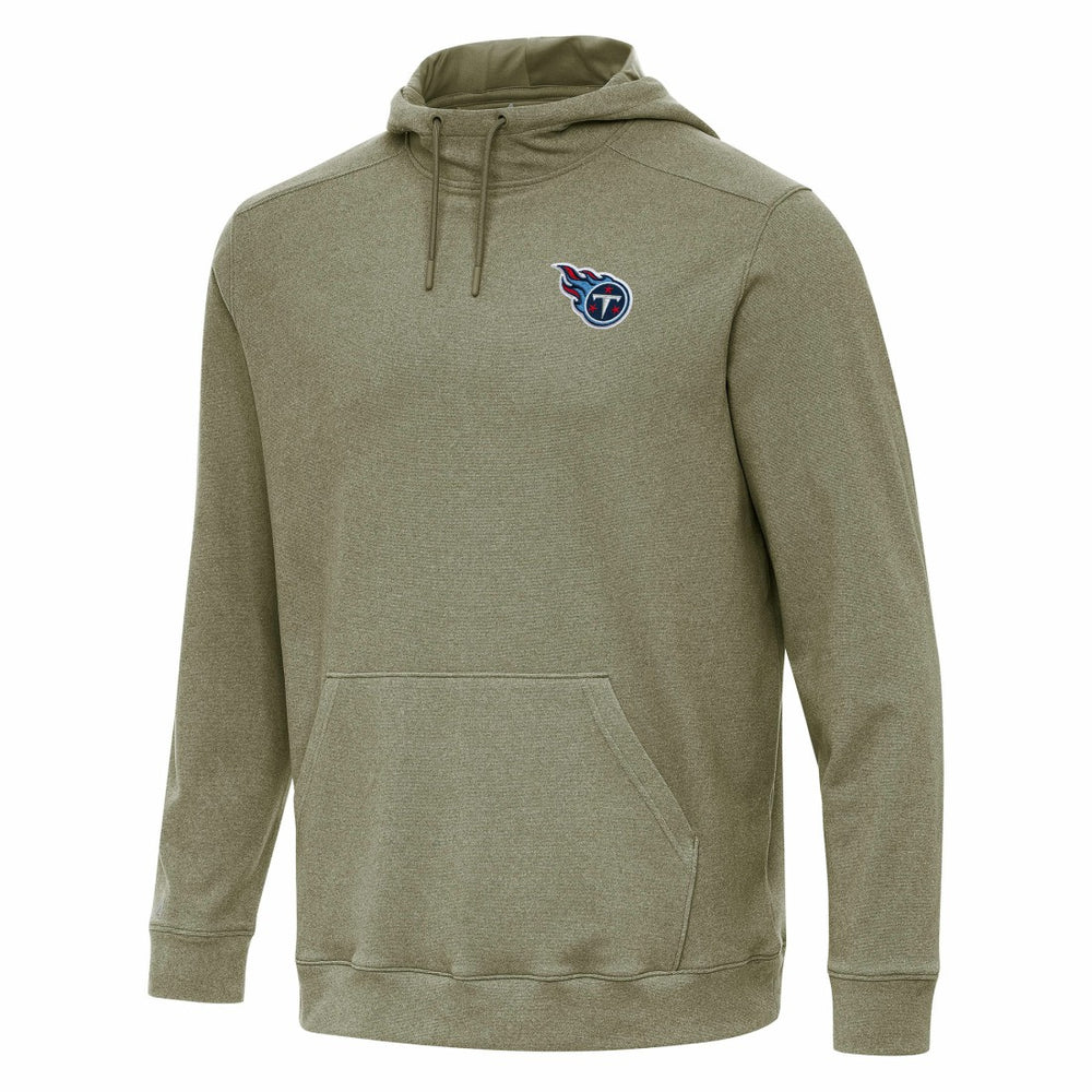 Tennessee Titans Antigua Cloud Pullover Hoodie Olive