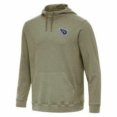 Tennessee Titans Antigua Cloud Pullover Hoodie Olive