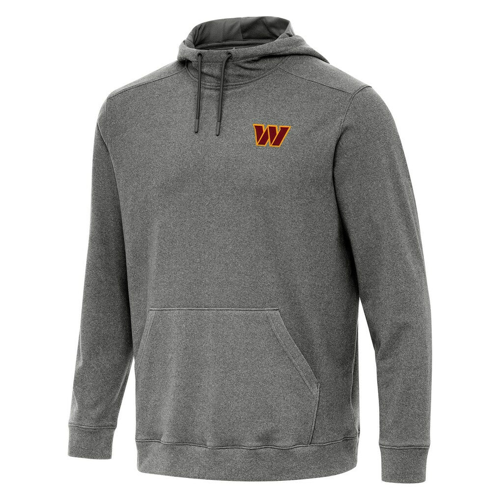 Washington Commanders Antigua Cloud Pullover Hoodie Heather Black