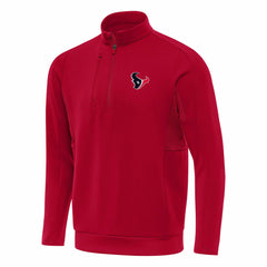 Houston Texans Antigua Generation Quarter-Zip Pullover Top Red