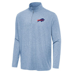 Buffalo Bills Antigua Hunk Quarter-Zip Jacket Heather Royal