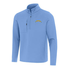 Los Angeles Chargers Antigua Insider Quarter-Zip Pullover Top Powder Blue