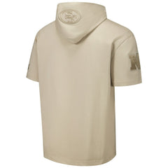 San Francisco 49ers Pro Standard Neutrals Capsule Short Sleeve Pullover Hoodie Tan