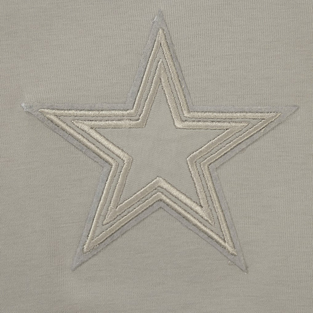 Dallas Cowboys Pro Standard Neutrals Capsule Short Sleeve Pullover Hoodie Tan