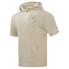 Tampa Bay Buccaneers Pro Standard Neutrals Capsule Short Sleeve Pullover Hoodie Tan