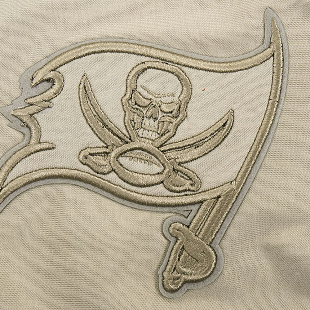 Tampa Bay Buccaneers Pro Standard Neutrals Capsule Short Sleeve Pullover Hoodie Tan