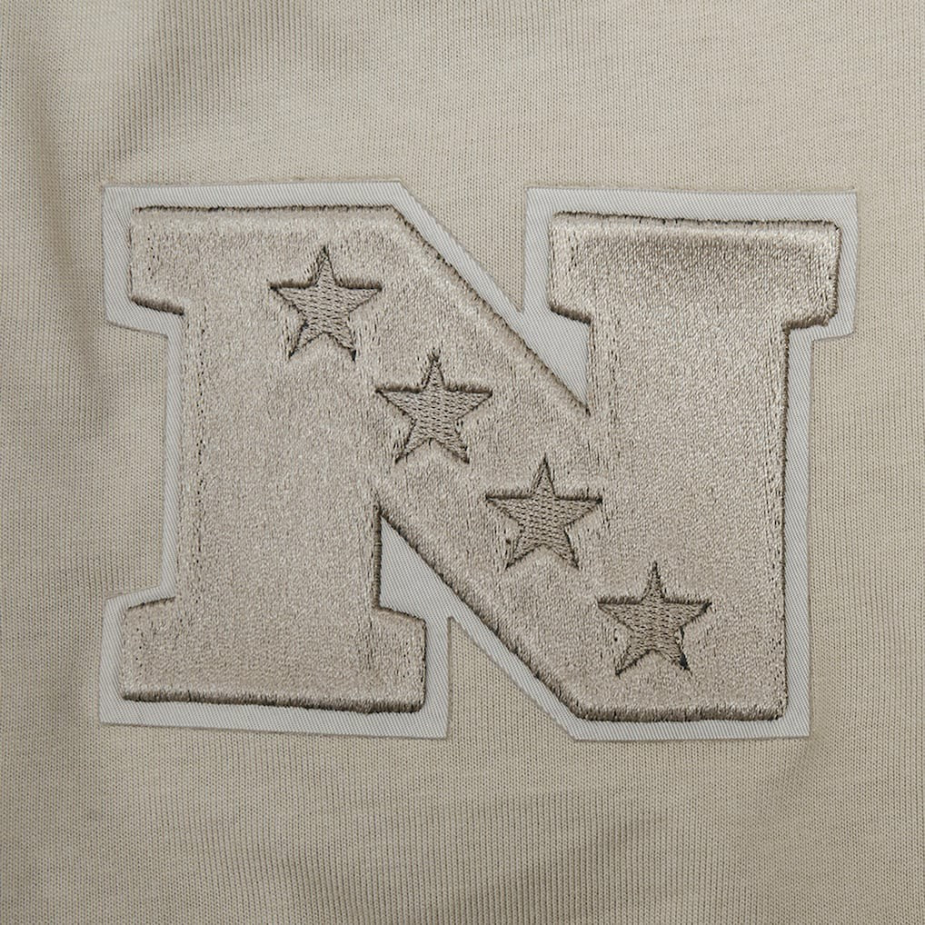 Chicago Bears Pro Standard Neutrals Capsule Short Sleeve Pullover Hoodie Tan