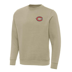 Chicago Bears Antigua Victory Pullover Sweatshirt Khaki