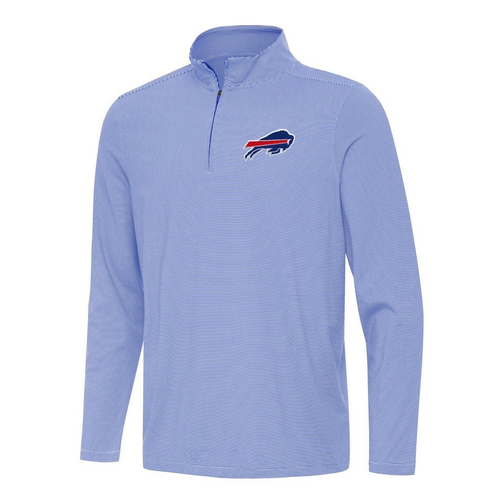 Buffalo Bills Antigua Twine Quarter-Zip Jacket Royal/White