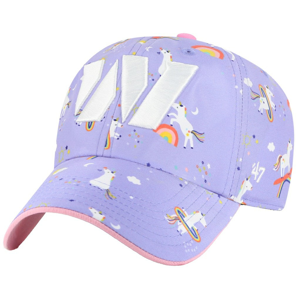 Washington Commanders '47 Girls Preschool Unicorn Clean Up Adjustable Hat Lavender