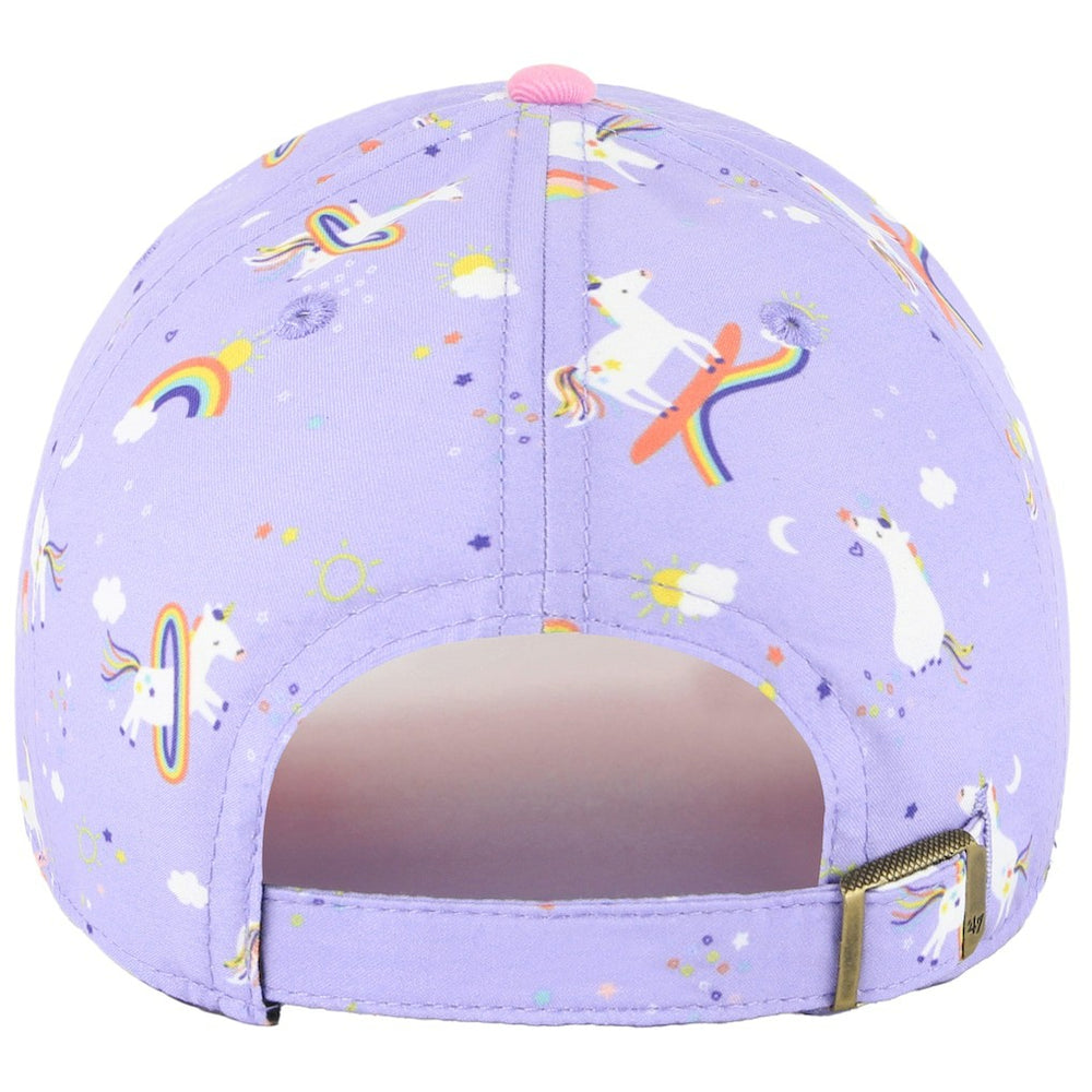 Los Angeles Rams '47 Girls Preschool Unicorn Clean Up Adjustable Hat Lavender