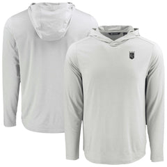 Kansas City Royals Cutter & Buck Coastline Epic Comfort Eco Recycled Long Sleeve Hoodie T-Shirt - Gray Hoodies