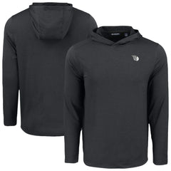Cleveland Guardians Cutter & Buck Coastline Epic Comfort Eco Recycled Long Sleeve Hoodie T-Shirt - Black Hoodies